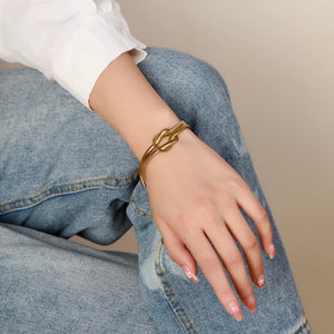 Infinity Bold Snake Bone Bracelet Jamela