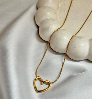 Open heart Necklace Jamela Jewelry EG