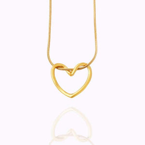 Open heart Necklace Jamela Jewelry EG