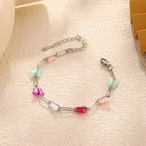 Colored butterfly bracelet Jamela