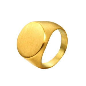 Premium Bold Round Signet Jamela