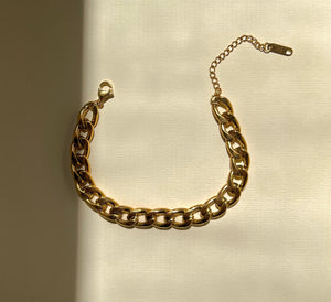 Chunky Cuban Chain Bracelet Jamela