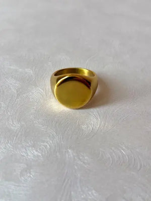 Premium Bold Round Signet Jamela