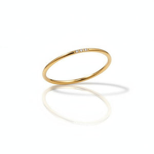 3 Zircons Ring Jamela Jewelry EG