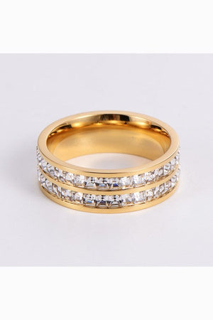 Double Zircon Ring Jamela Jewelry EG