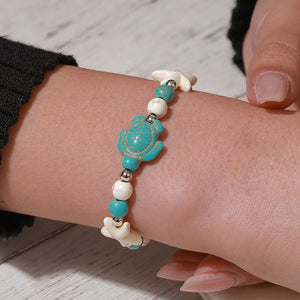 Bohemian Shell Starfish & Turtle Bracelet | For Woman | مقاس خاص بالنساء فقط Jamela