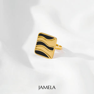 Black Waves Ring Jamela