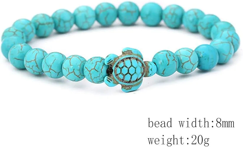 Sea Turtle Stone Bracelet | For Woman | مقاس خاص بالنساء فقط Jamela