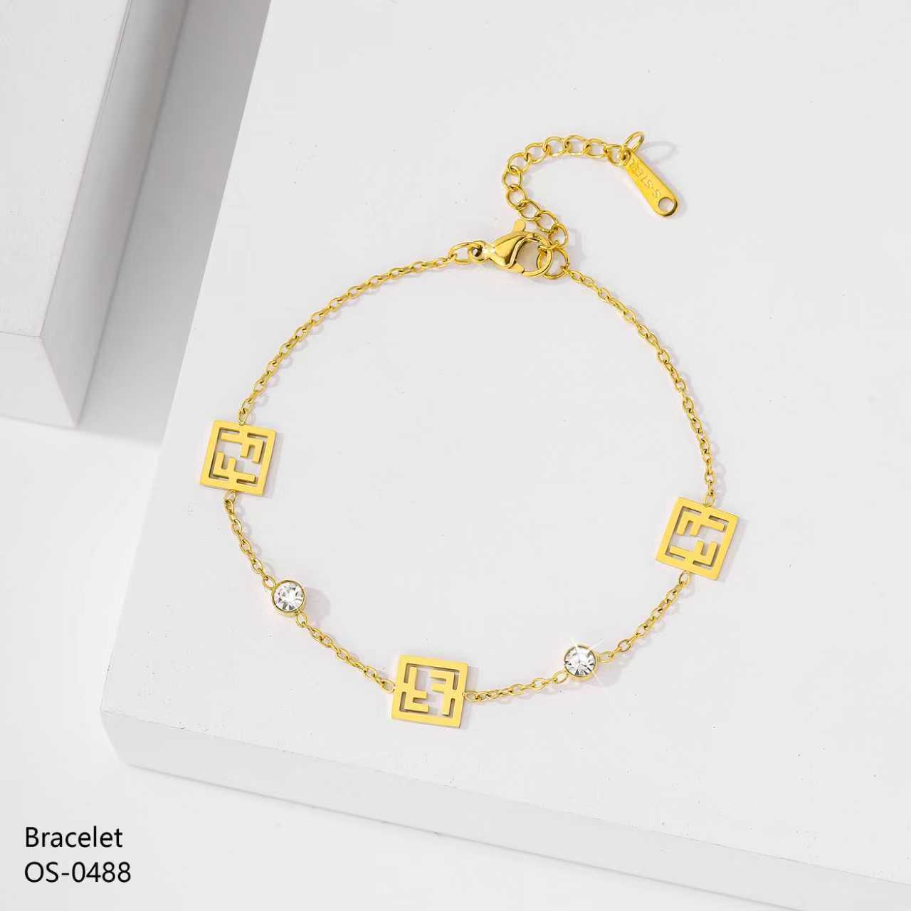 Square Meander Bracelet