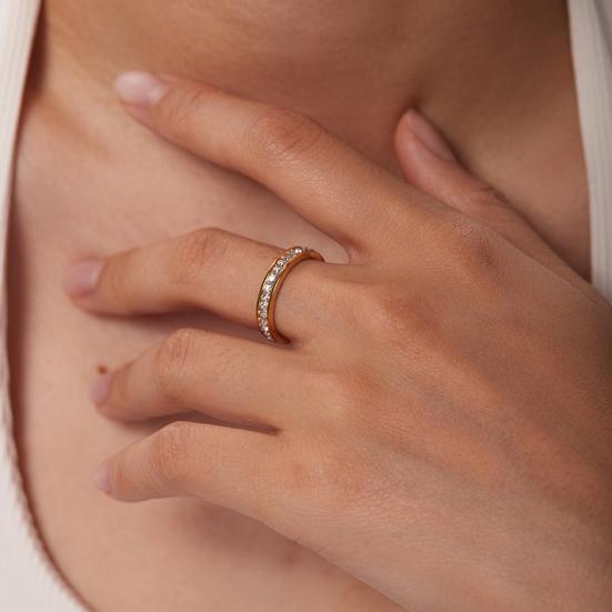 Bold Zircon Ring Jamela Jewelry EG