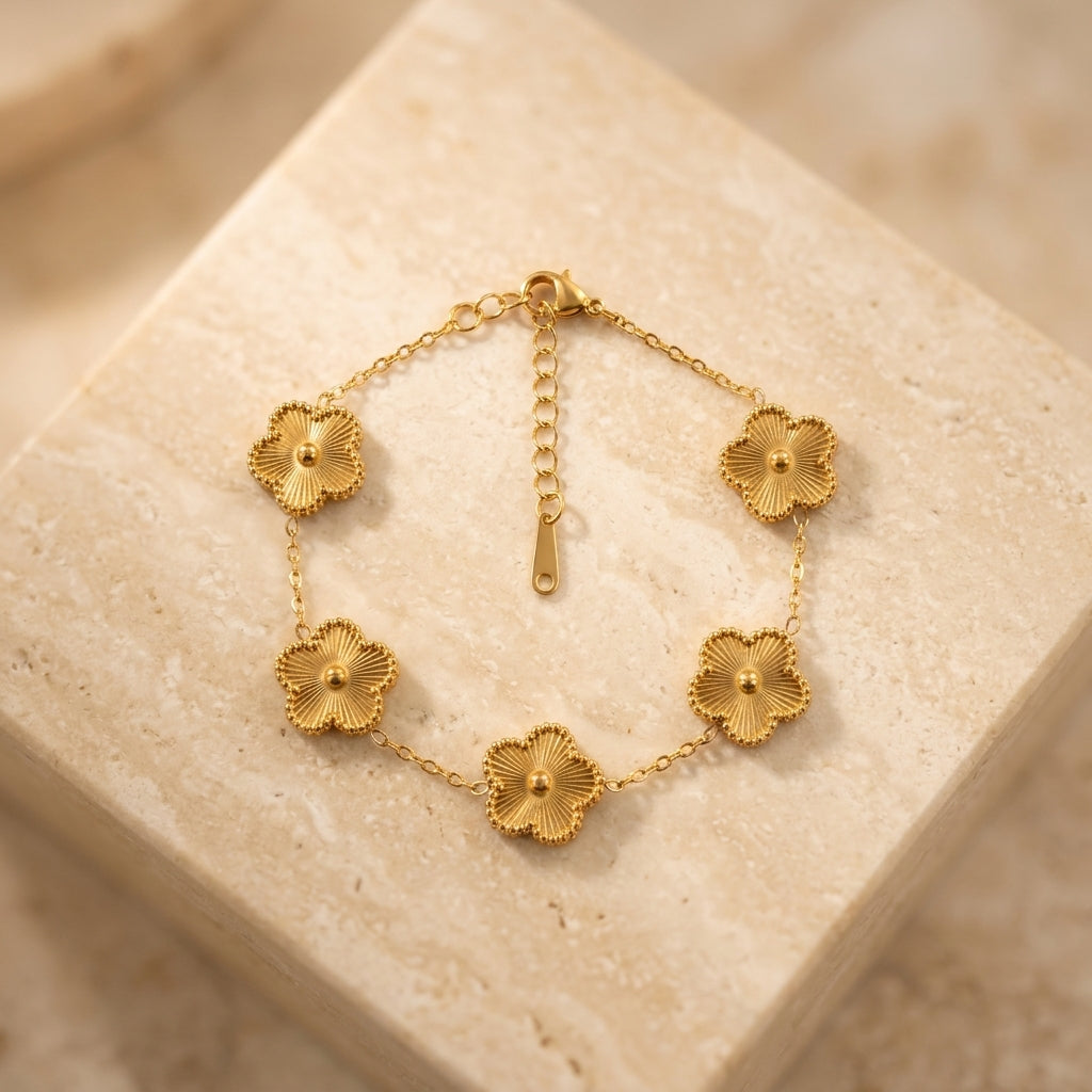 Petal Clover Bracelet