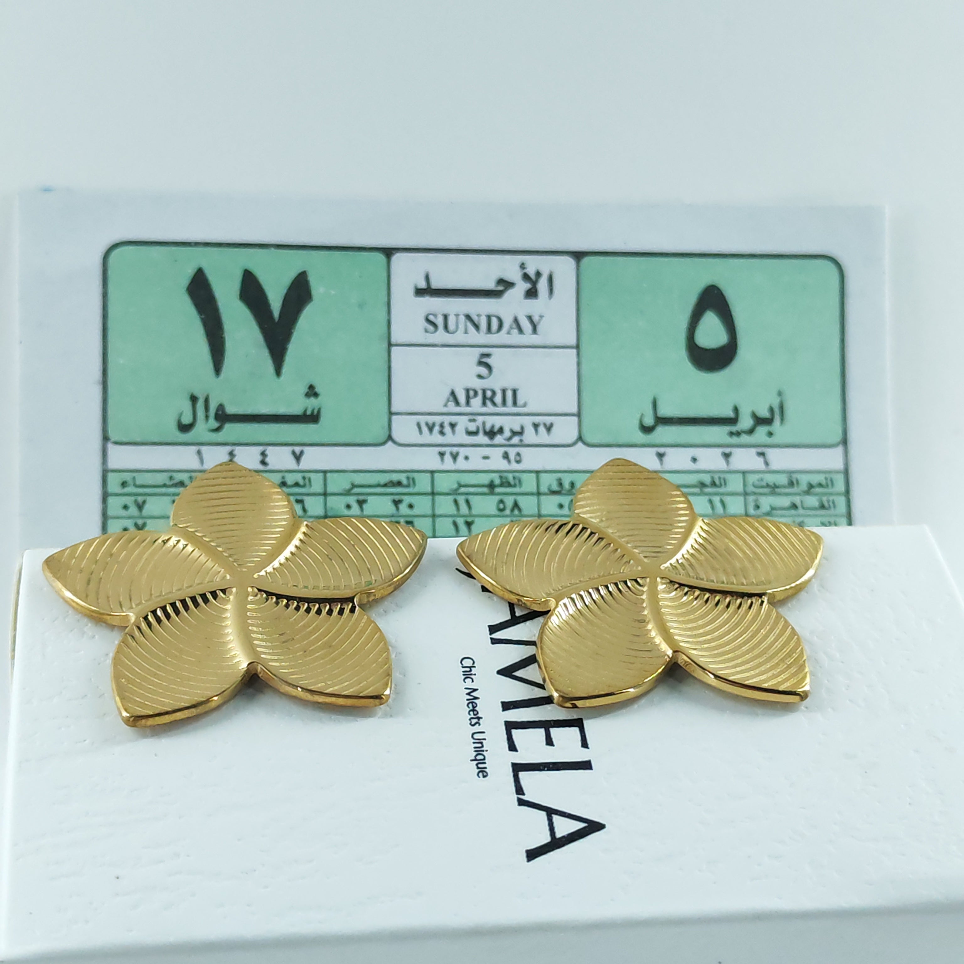 Plumeria Earrings