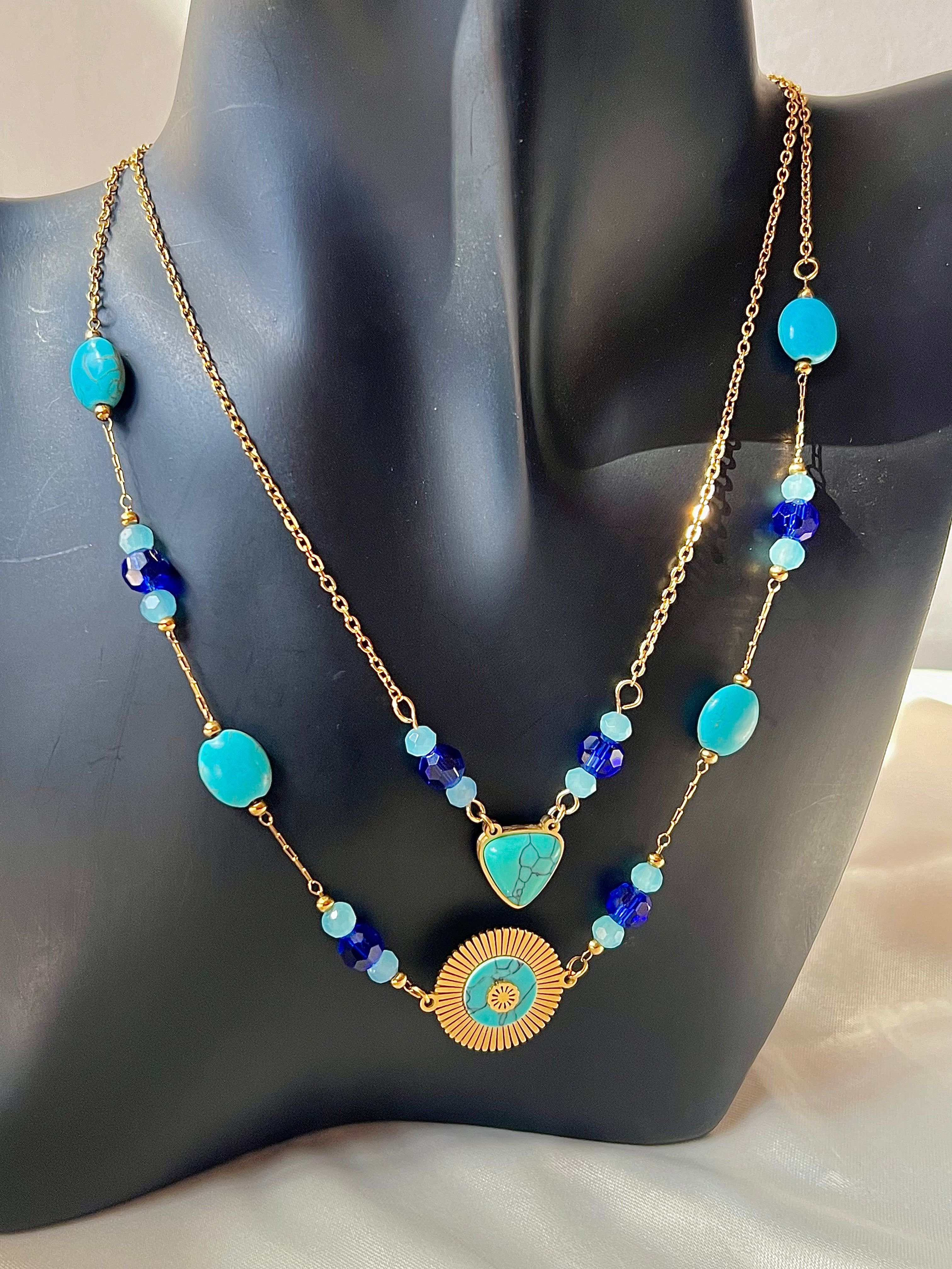 Fayrouz Double Necklace