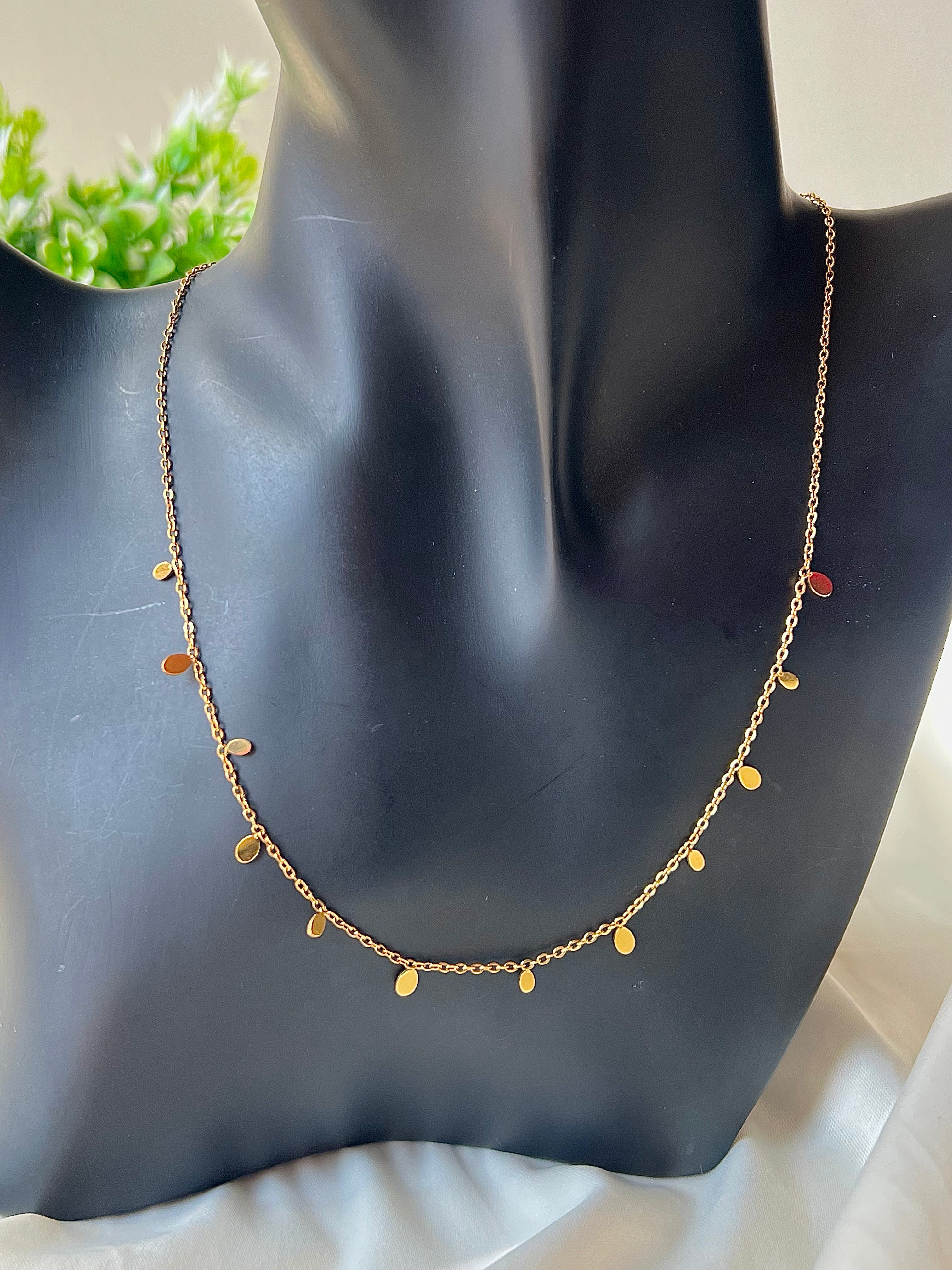 Golden Teardrop Necklace