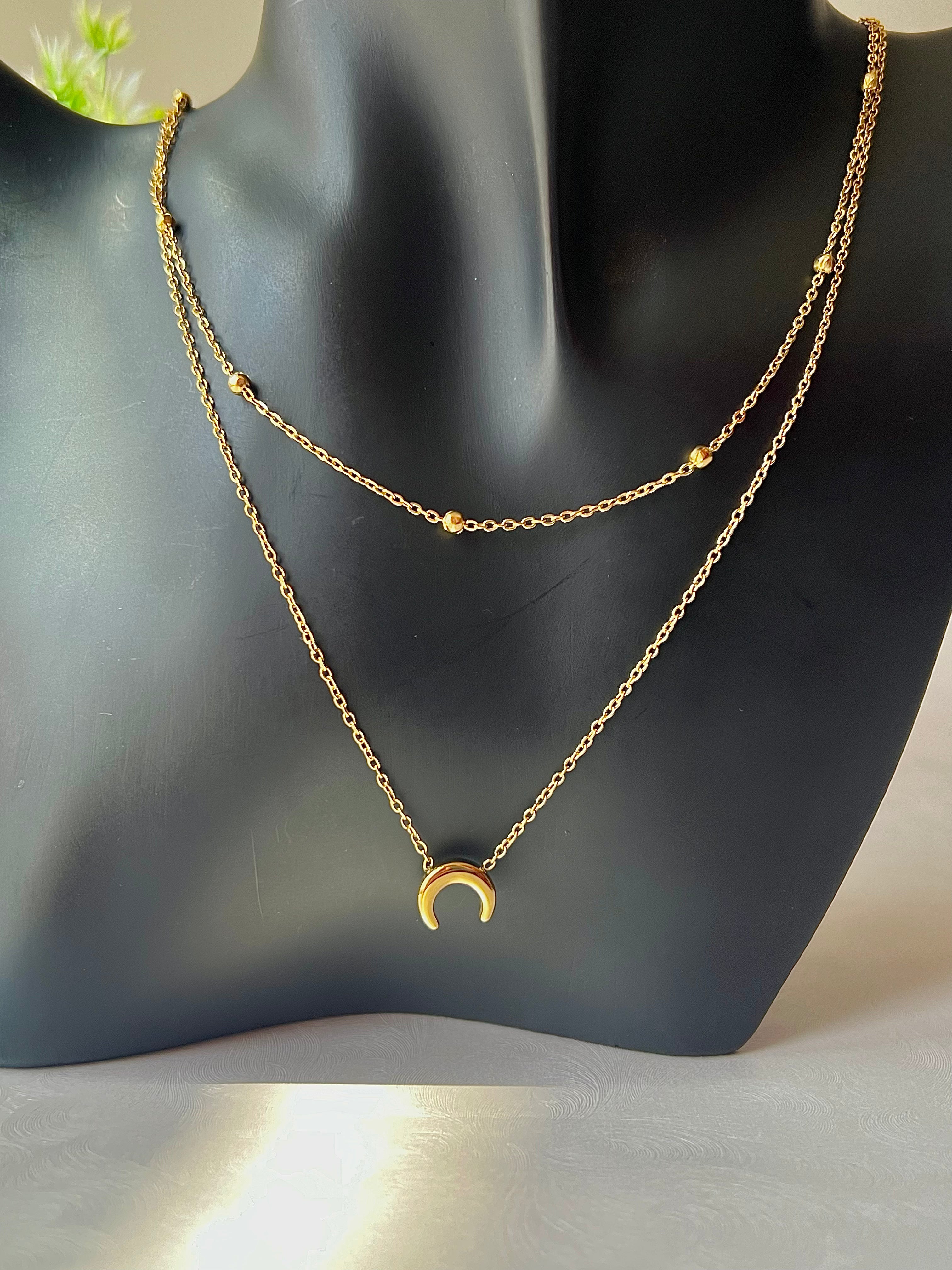 Moon Charm Necklace