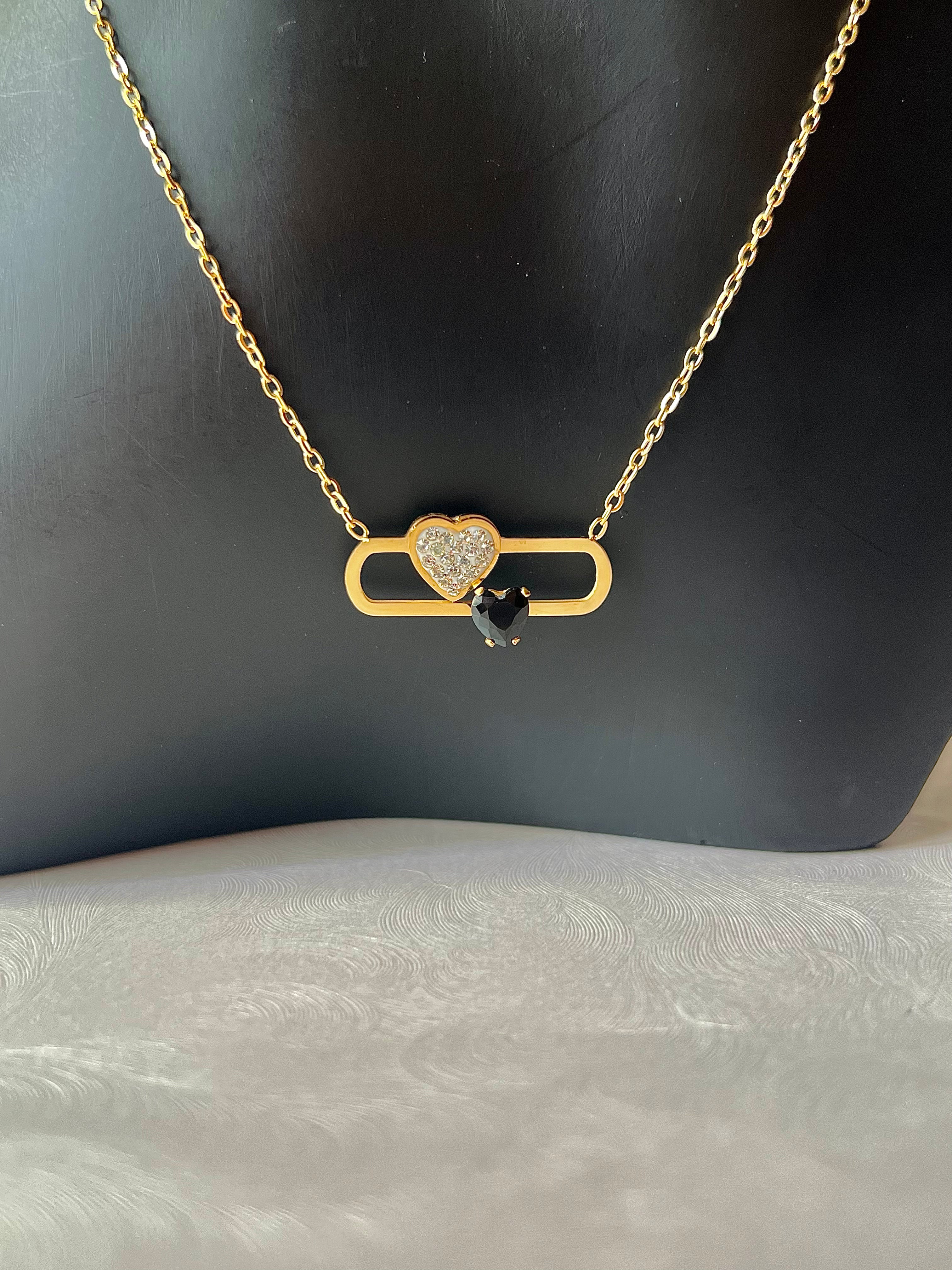Twin Hearts Necklace
