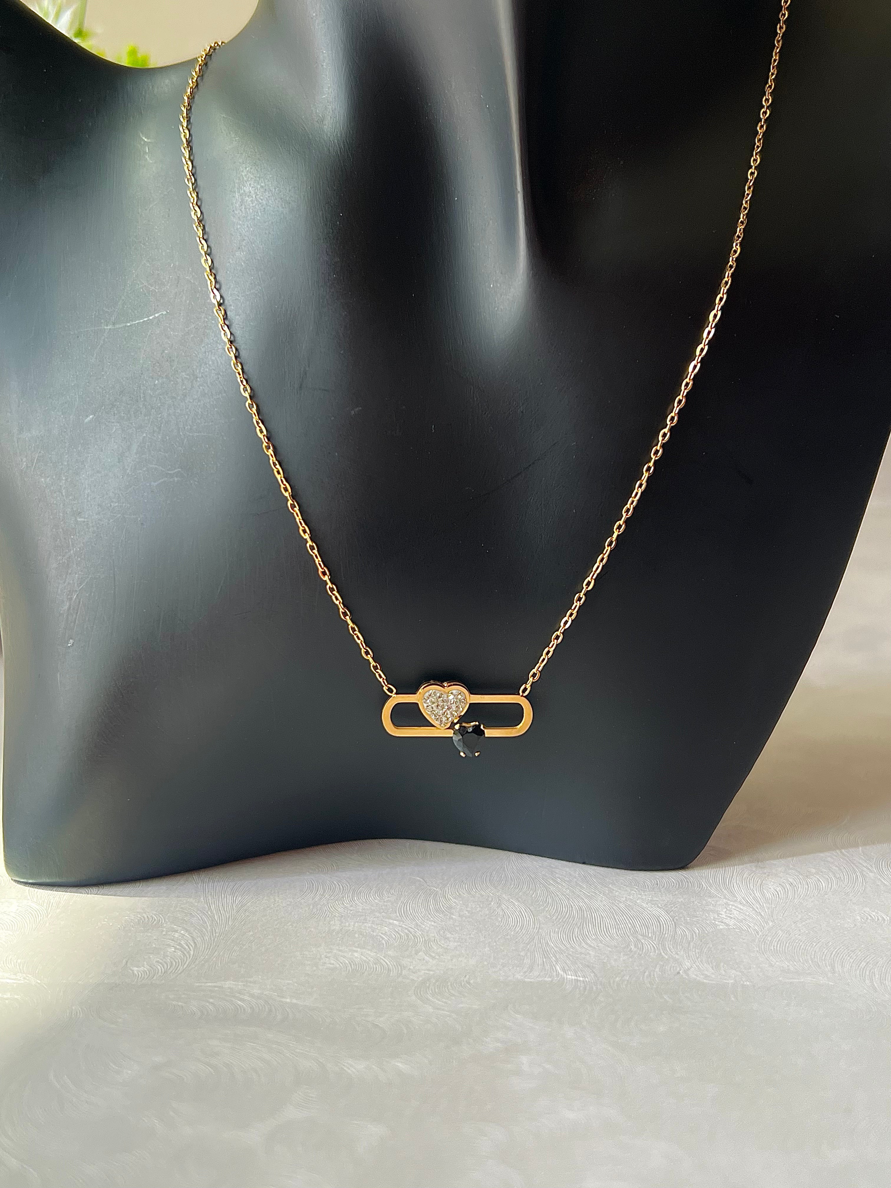 Twin Hearts Necklace