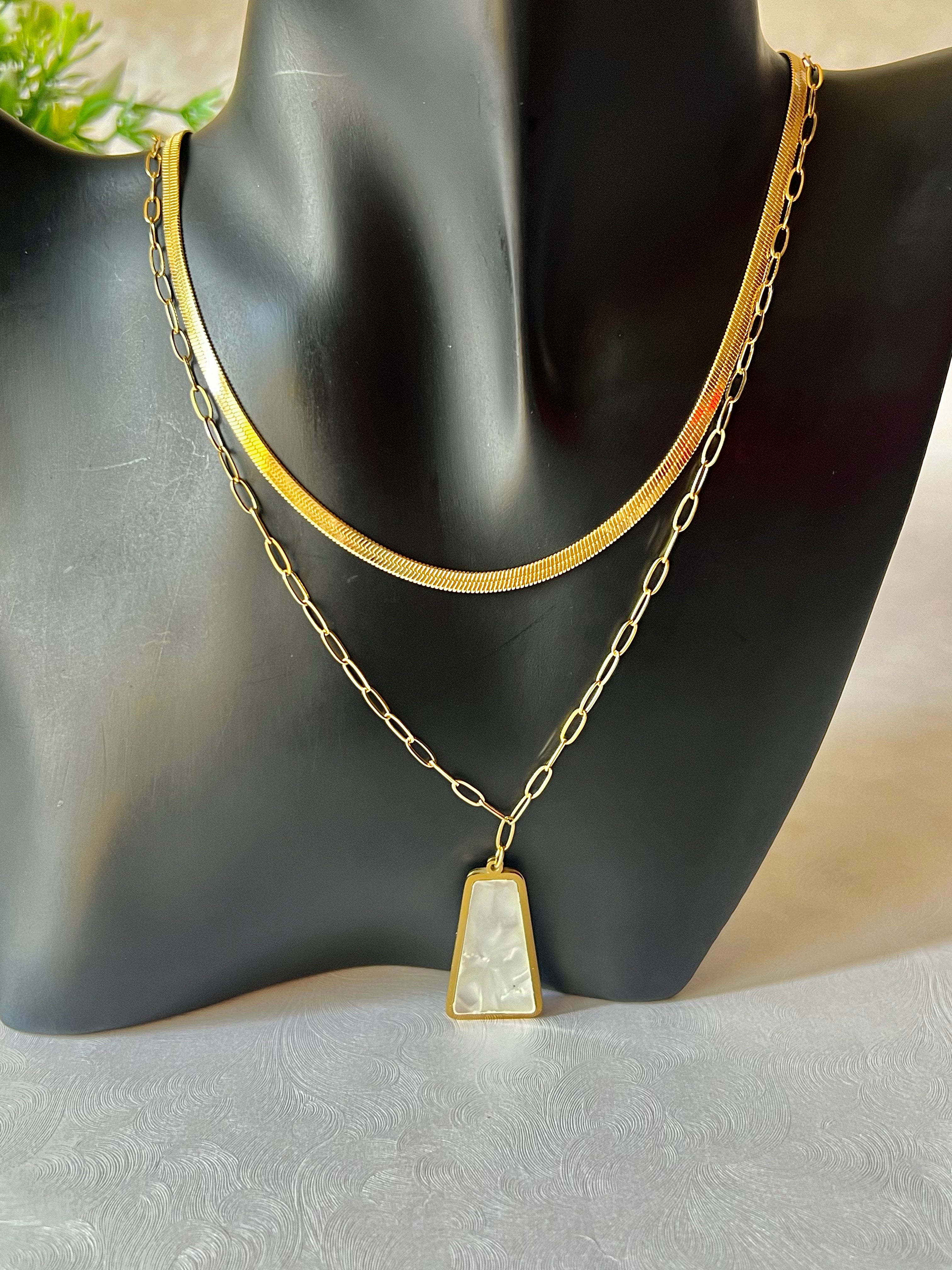 Chic Marble Necklace