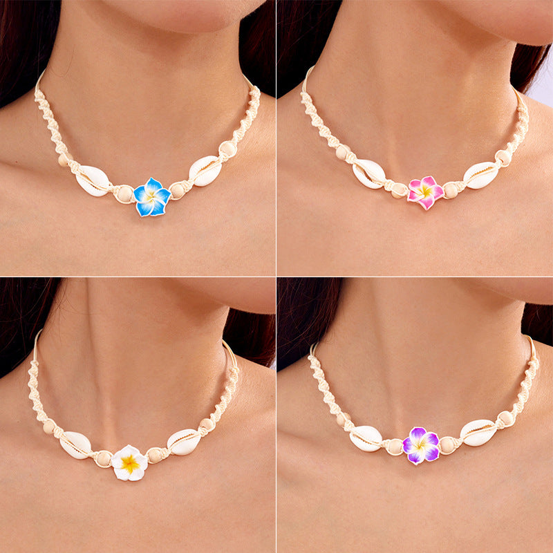Bohemia Choker Flower Clavicle Jamela Jewelry EG