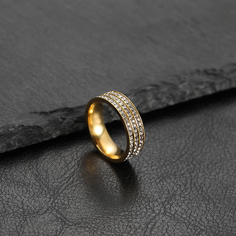 3 Raw Zircon Ring Jamela Jewelry EG