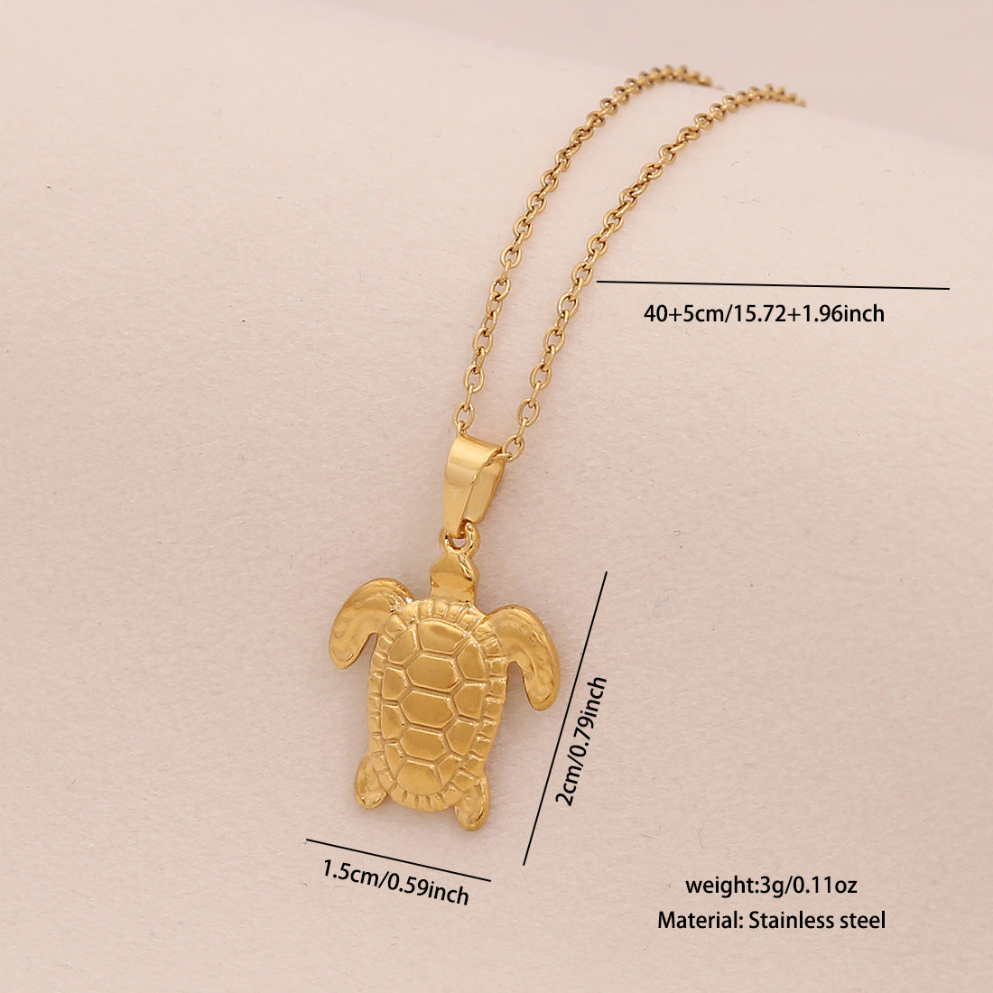 Loggerhead Sea Turtle Necklace Jamela Jewelry EG