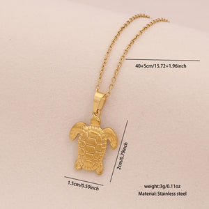 Loggerhead Sea Turtle Necklace Jamela Jewelry EG
