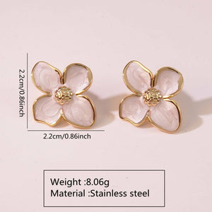 French Flower Earring Jamela