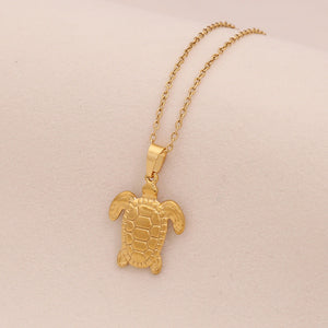 Loggerhead Sea Turtle Necklace Jamela Jewelry EG