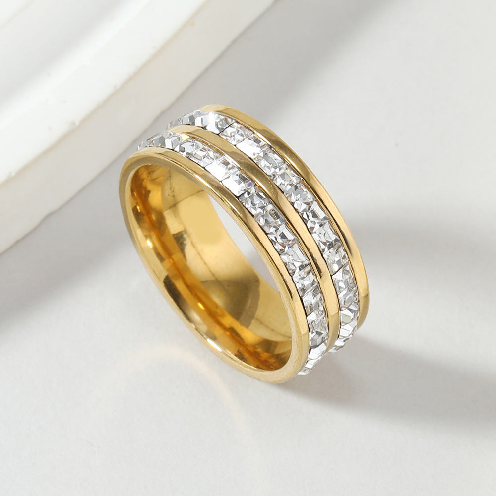 Double Zircon Ring Jamela Jewelry EG