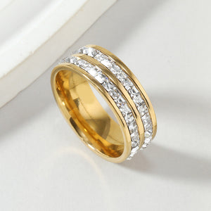 Double Zircon Ring Jamela Jewelry EG