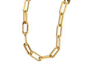 Bold Paperclips Necklace Jamela Jewelry EG