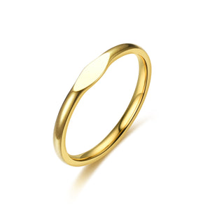 Slim Signet Ring Jamela Jewelry EG