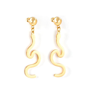 Snake Stud Earrings Jamela