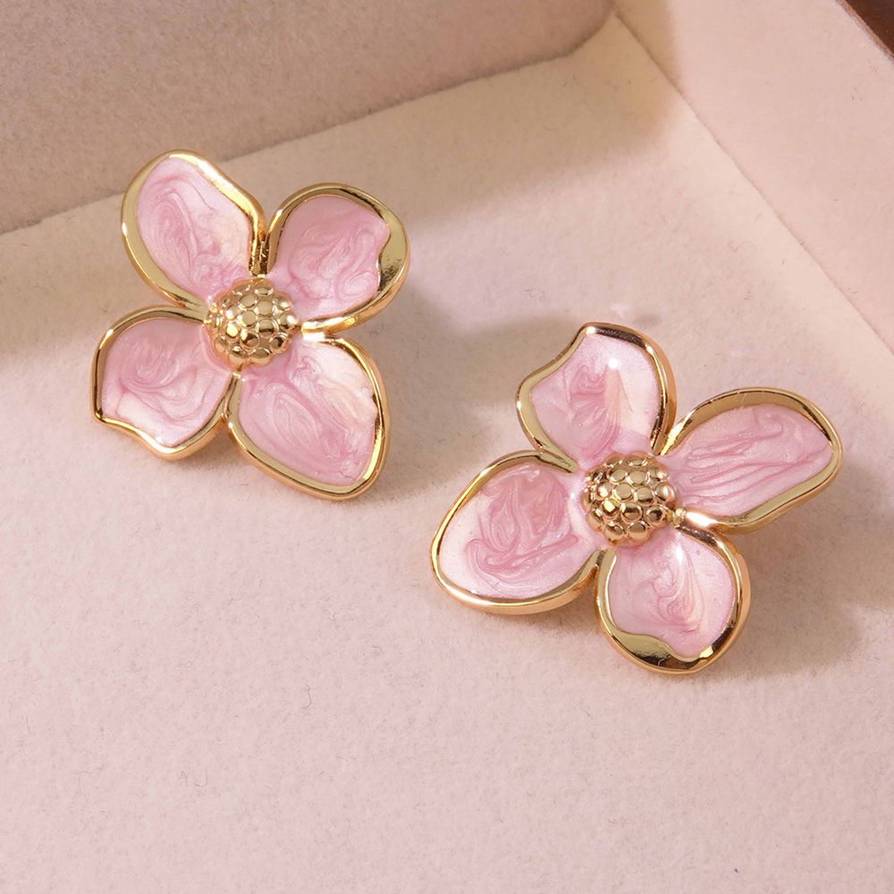 French Flower Earring Jamela