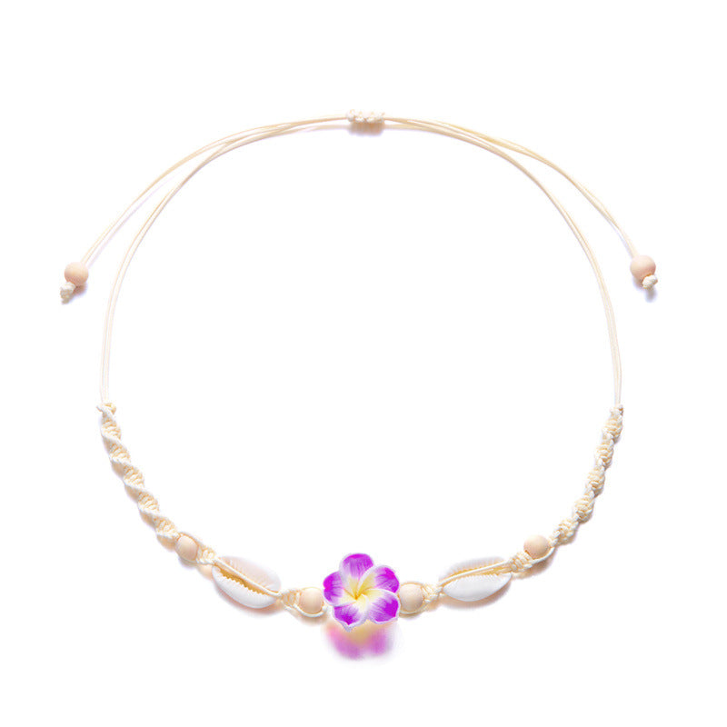 Bohemia Choker Flower Clavicle Jamela Jewelry EG