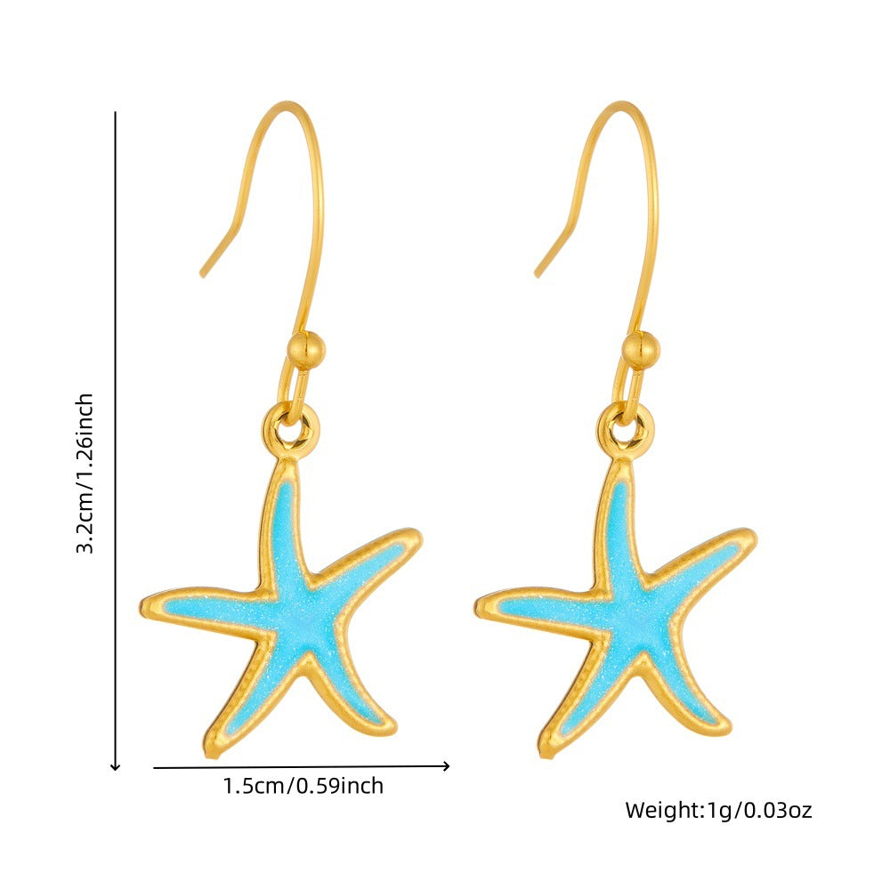 Sea Star Set “Necklace + Earring” Jamela Jewelry EG