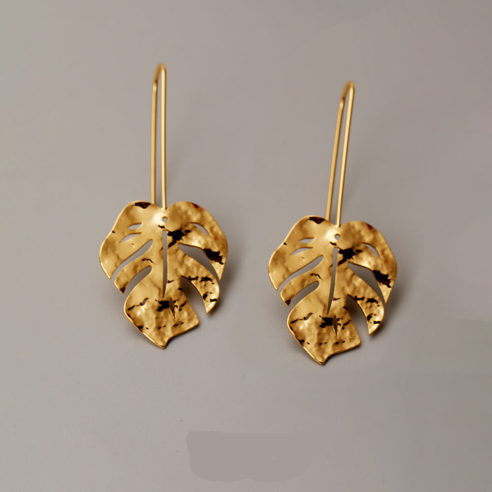 Monstera Leaf Brass