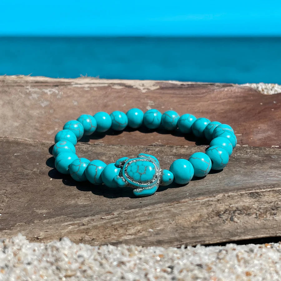 Sea Turtle Stone Bracelet | For Woman | مقاس خاص بالنساء فقط Jamela