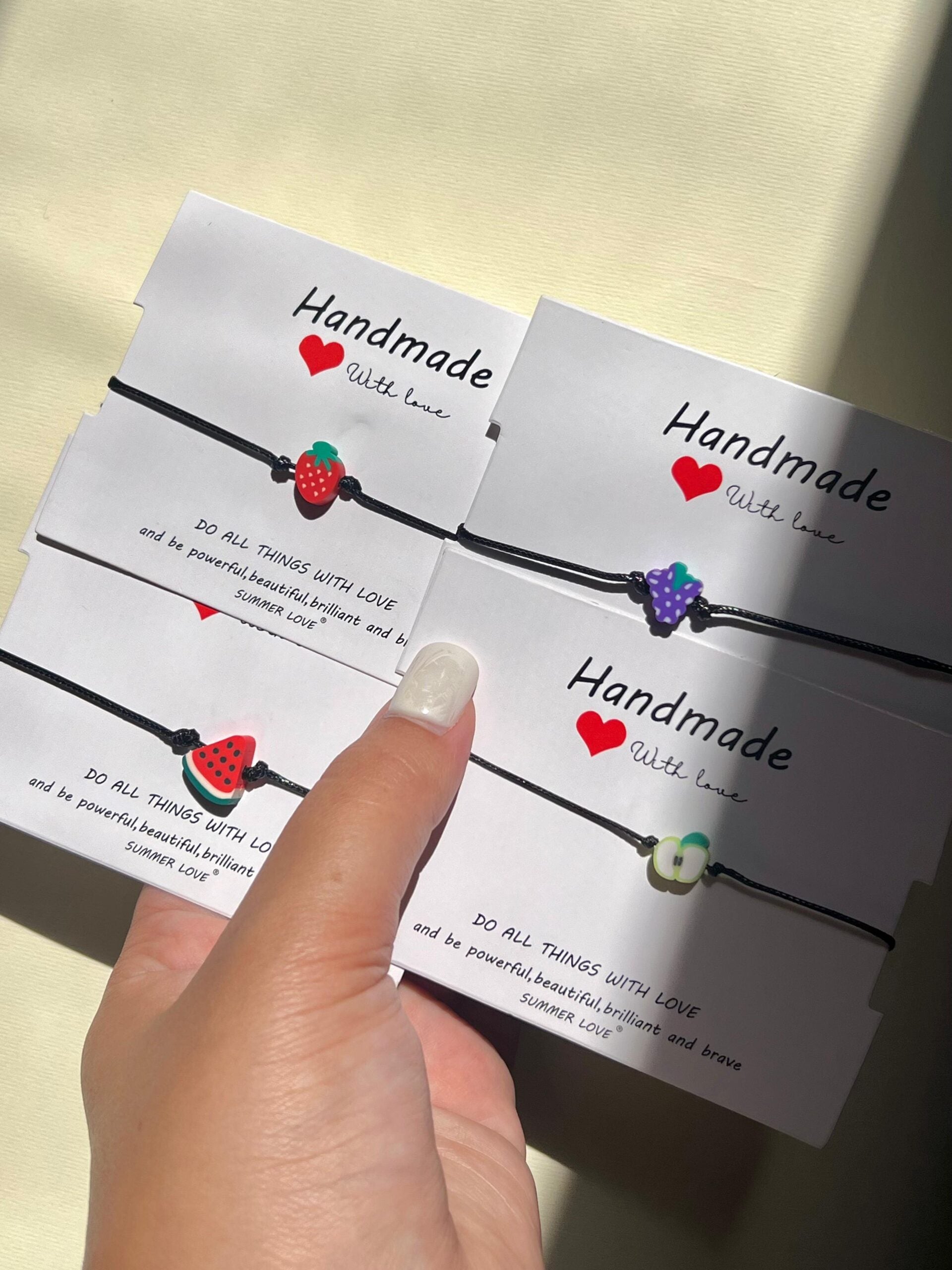 Fruits Paper Card Bracelet Jamela