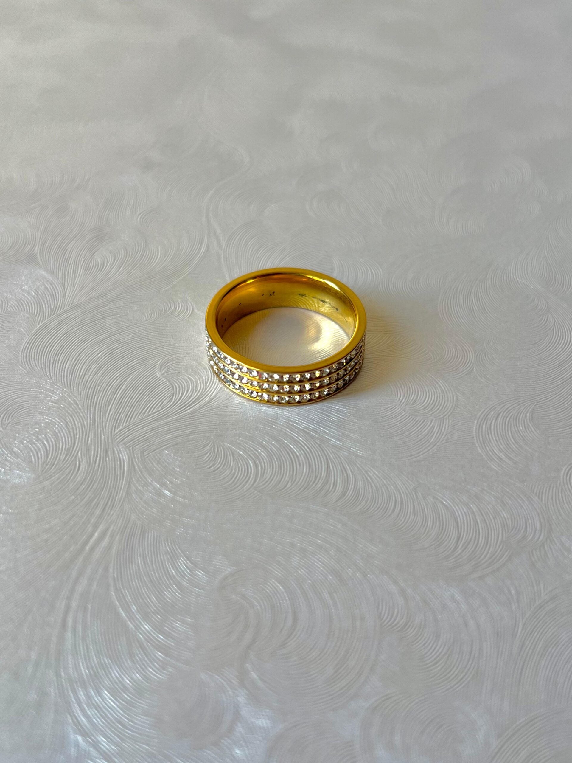 3 Raw Zircon Ring Jamela Jewelry EG