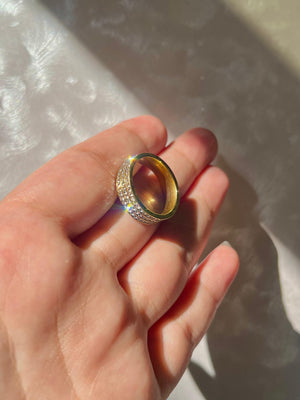 3 Raw Zircon Ring Jamela Jewelry EG