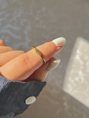 Slim Signet Ring Jamela Jewelry EG