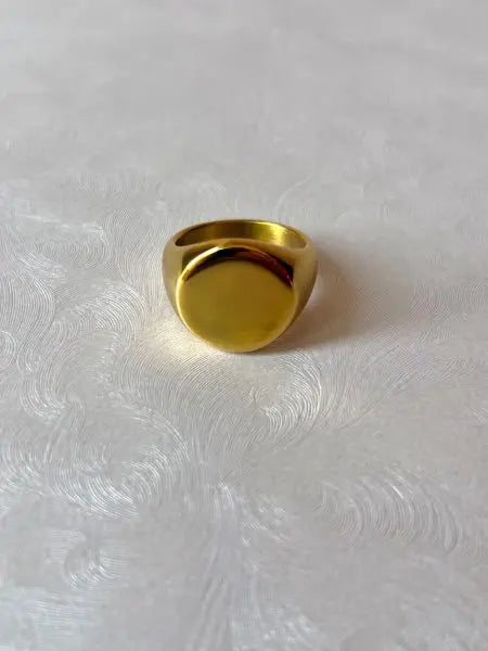 Premium Bold Round Signet Jamela