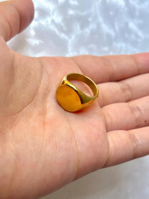 Premium Bold Round Signet Jamela