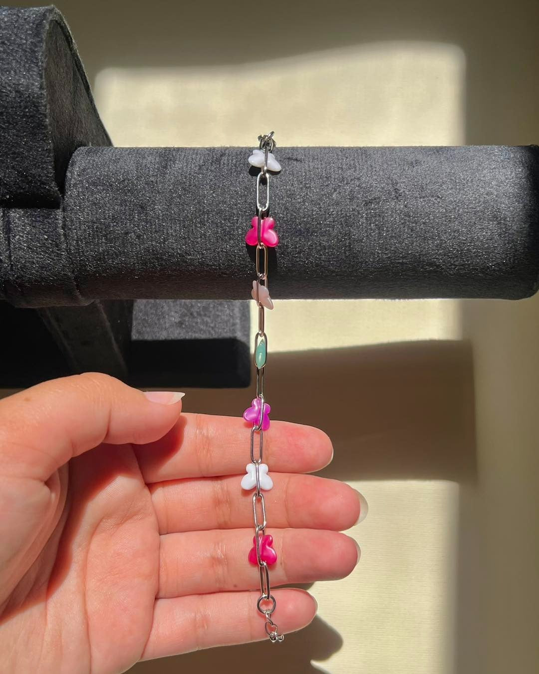 Colored butterfly bracelet Jamela