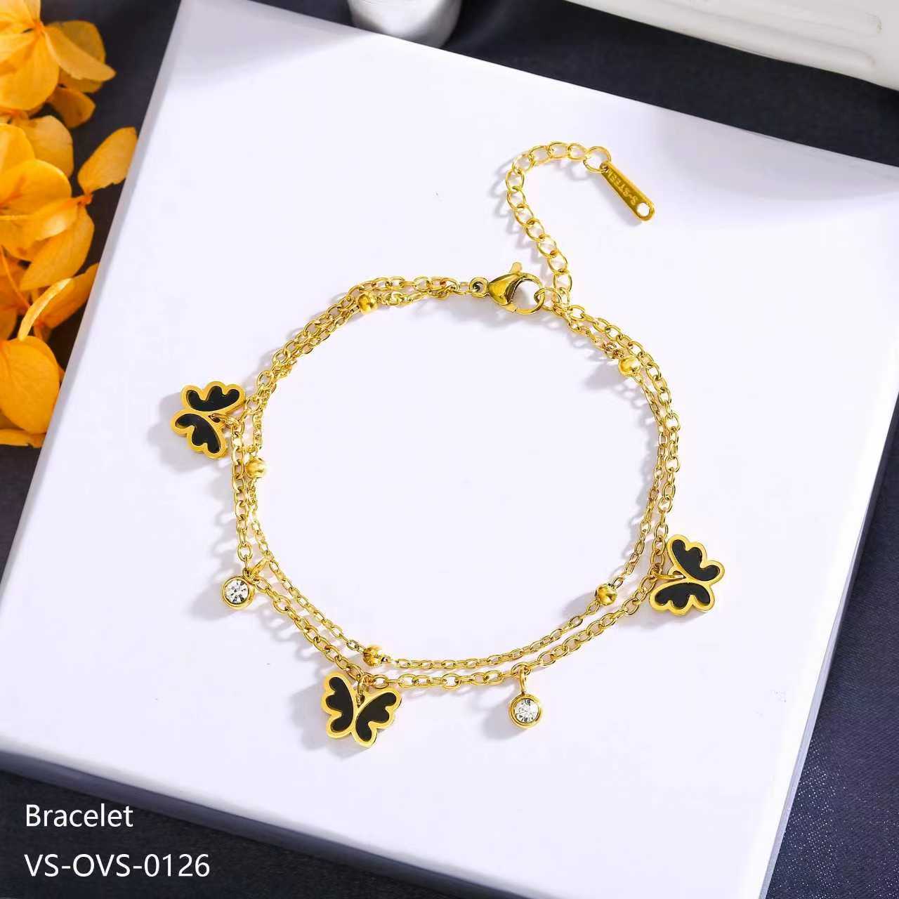 Noir Butterfly Bracelet