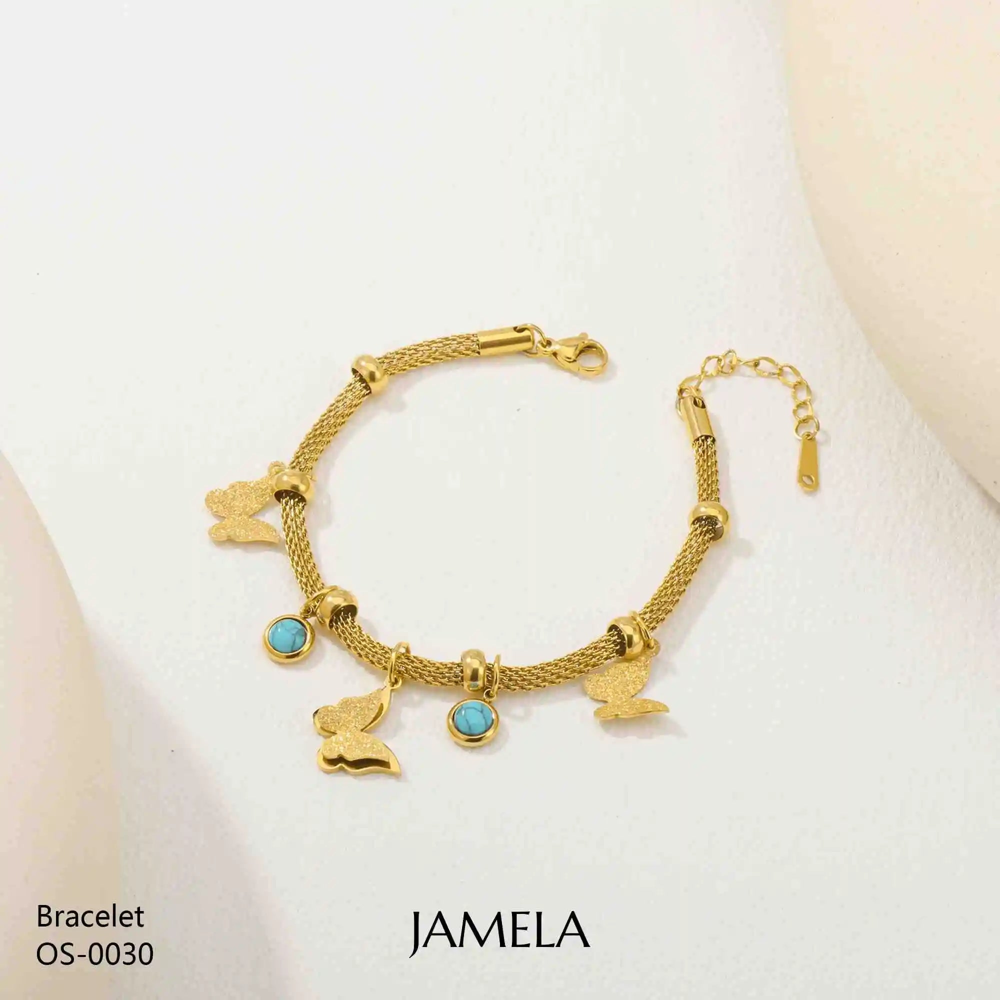 Butterfly Charm Bracelet Jamela