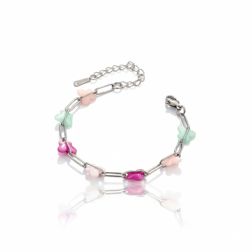Colored butterfly bracelet Jamela